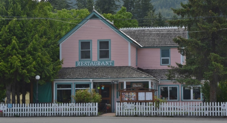 around Kaslo the town